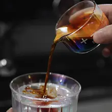 刻度付きのガラスコーヒーカップ【小容量・濃縮タイプ・極上の柔らかさ】