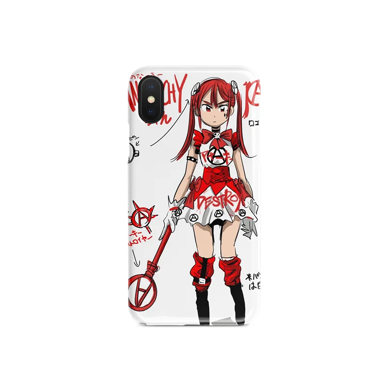 イナズマイレブンの魔法少女デザインiPhoneソフトケース：Xs・11・12シリーズ対応のIMDシリコン保護套