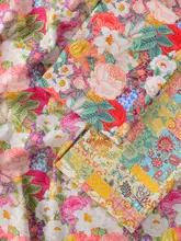 花柄のコットン生地【DIY用・サマードレスに最適】