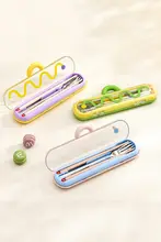 食品級の一人用カトラリーセット【箸・スプーン・持ち運びに便利なケース】（セットアップ対応）