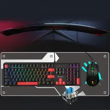 双飛燕 ゲーミングキーボードとマウスセット【青軸・有線接続・機械式】