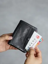 メンズウォレット 本革 牛革 シボ加工 ヴィンテージ 大容量 短財布 免許証ケース カードケース 小銭入れ ビジネス