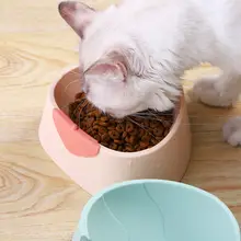 ストロベリーパターンペットボウル【PP素材・転倒防止・猫用・小型犬用】