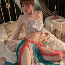 魅力的なデザインの睡眠着【セクシーなキャミソール・フルレース】（セットアップ対応）