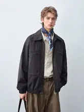 工装デザインの復古風ジャケット【大口ポケット・春秋用・メンズ】