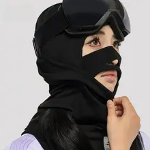 防風フリーススノーフェイスマスク【男女兼用・保温透湿・速乾・鼻穴付き】