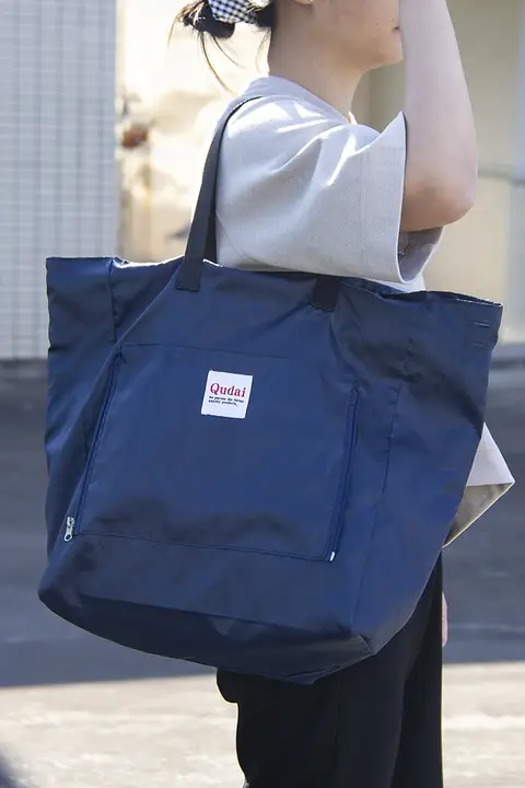 防水エコトートバッグ【大容量・折りたたみ式・買い物用・女性向け】