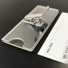 アクリル製 名札クリアプラスチックバッジ【ピン留め式・職務証明書・看護師・社員用】