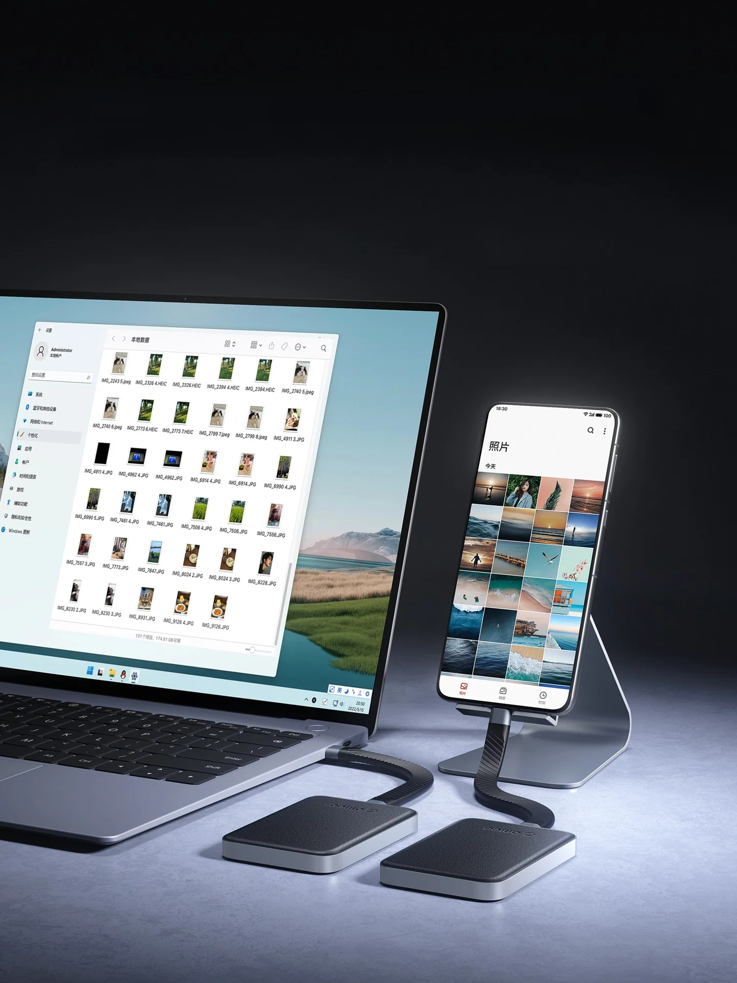 Orico ORICO-CX10 外付けSSD：1TB高速伝送でMacBookとスマホ両対応のバックアップストレージ