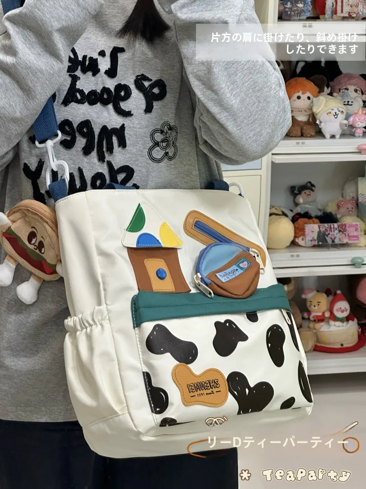 かわいいインショルダー クロスボディバッグ 大容量 トップハンドルバッグ：青春少女風のデザインと実用性を徹底解説