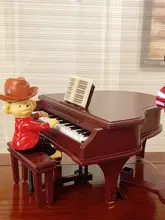 オルゴール テディベア ピアノ演奏 キッズ ガールズ 誕生日プレゼント 「Mr.Christmas」
