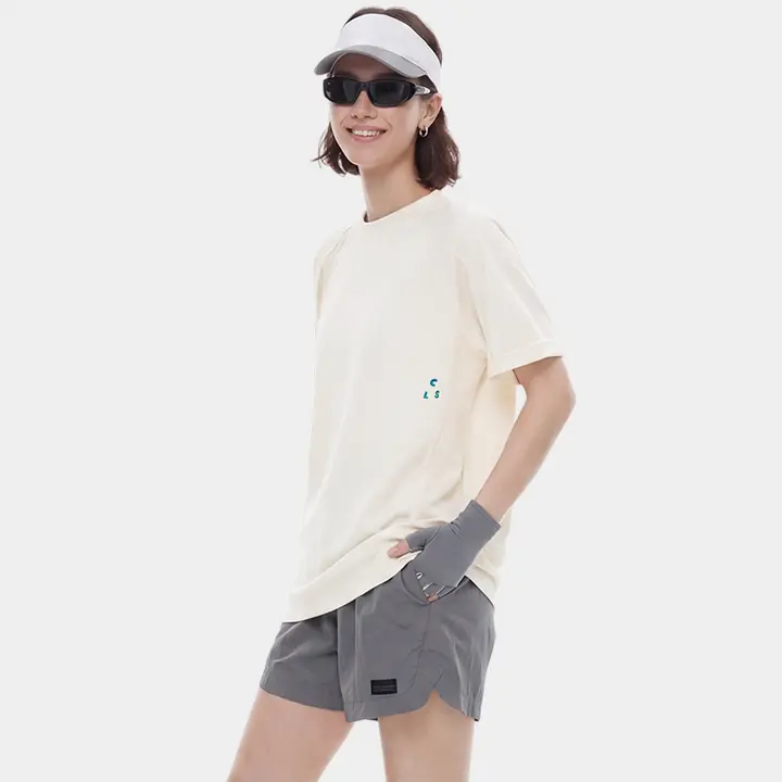 吸湿速乾クール感Tシャツ【レディース・短袖・スリムフィット】