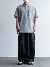 ポロシャツ メンズ 半袖 ポケット付き シンプル 夏 ペア 着回し 通勤