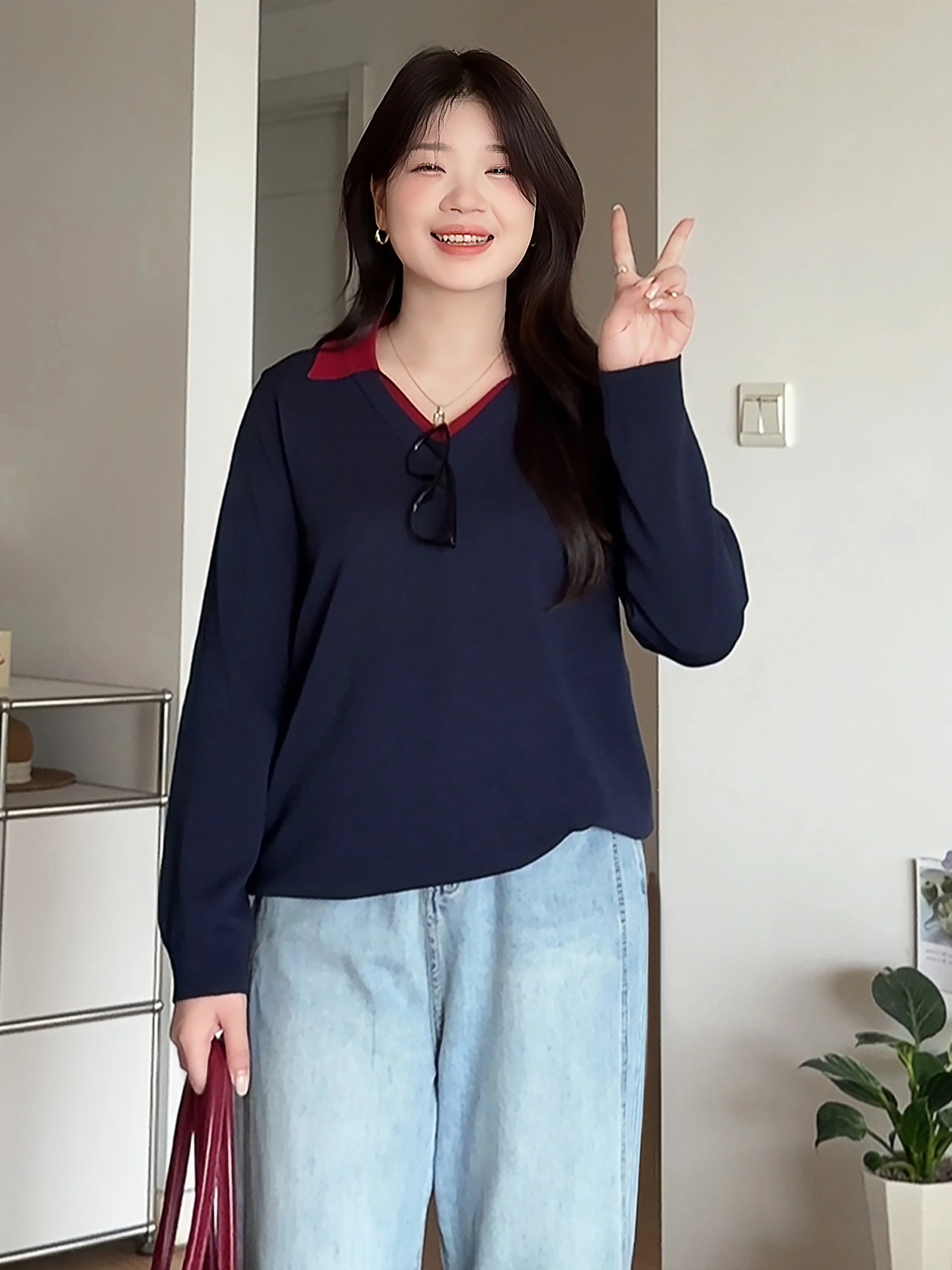 春用ゆったりニットシャツ：インナーとしての機能性と日常使いのバランス