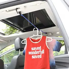 車内用衣類干しロープ【多機能・伸縮式・トランク用】