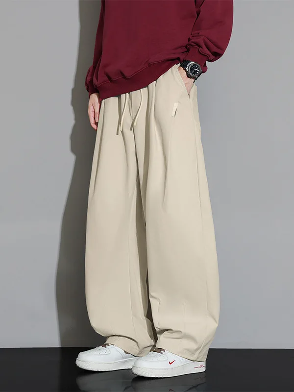 メンズ ワイドストレートパンツ：カジュアルシーンで実用性とサイズ感を両立