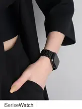 Apple Watch対応 メタルチェーンバンド【通気性・創造的デザイン・スタイリッシュ】
