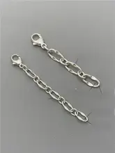 925純銀パールネックレス【エクステンションチェーン・オーバルリップ型・DIYパーツ】
