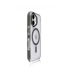 Apple iPhone 16用 マグネット付きケース【レッド・シリコンマット仕上げ・衝撃吸収・高級合金リング】