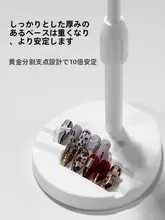ネイル用回転式ハンドヘルドライトスタンド【多機能・ネイルシール固定・美甲用】
