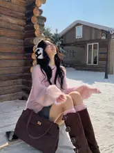 オフショルダーセーター【ゆったりとしたラフなデザイン・ニット】