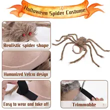 ハロウィンペット衣装【リアルな大スパイダー・いたずら犬服・猫用】
