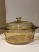 アメリカ・コーニング 高耐熱クリスタルガラス鍋 VSD 5L/3.5L/2.25L【スープ鍋・煮込み用・ミルクパン】