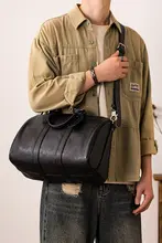 本革製 メンズ ショルダーバッグ【カジュアル・通勤向け・多用途・牛皮】