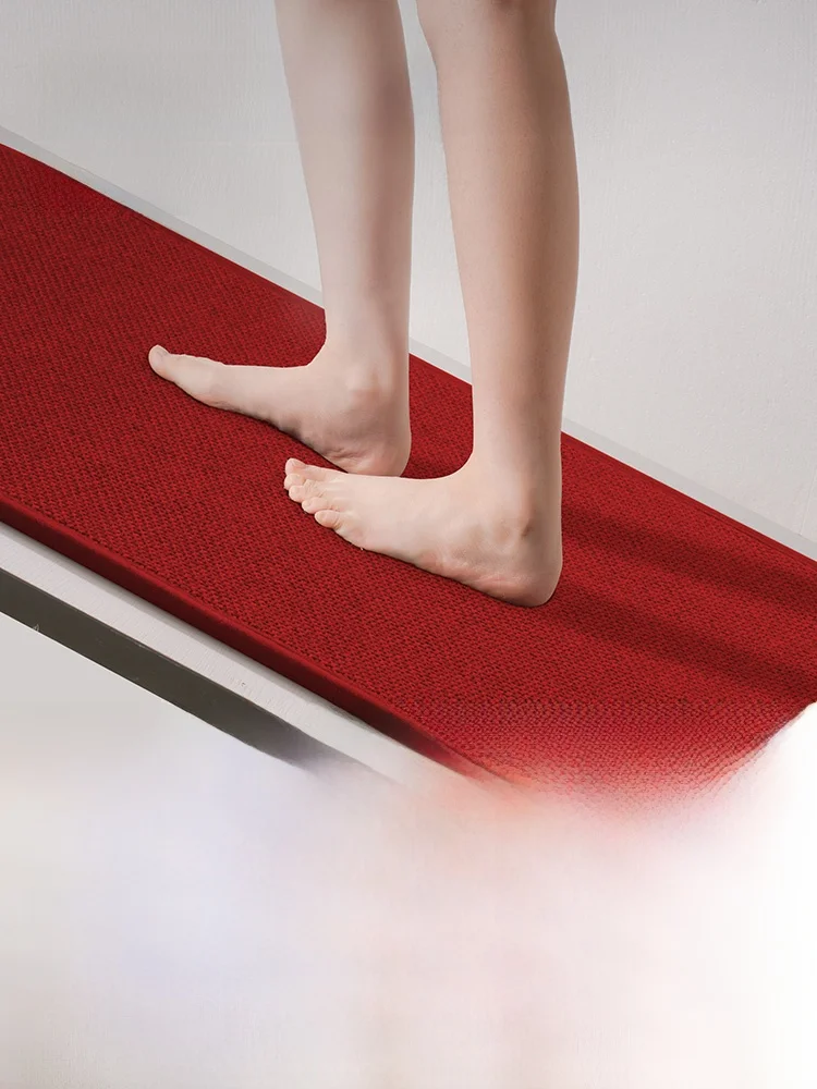 高級感のある防滑玄関マット：緑色のオシャレで実用性と耐久性を両立