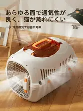 ペット用キャリーバッグ【大容量・猫型・宇宙船デザイン・外出用】