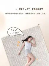 通気性のあるスリーピースマットレス【薄型・学生用・一人用・タタミ対応】