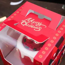 クリスマス用 4インチ ケーキ持ち運びボックス【スイーツ・ギフト用・ムースデザート用】