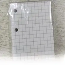 QY 3穴バインダー用A9サイズリフィルノート【ミニ手帳用・交換用ページ】