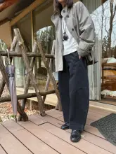 ブラックペッパー風味のヴィンテージウォッシュバナナパンツ【立体裁断】