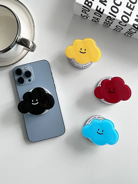 マグセーフ対応 磁気吸着式スマホスタンド【伸縮・回転機能付き】