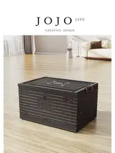 折りたたみ 収納ボックス 大容量 厚手 プラスチック 衣類収納 「JOJO'S L.P.D.」