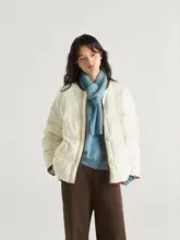 軽やかで暖かいチョコレート色の白鹅绒ベスト【多用途・羽織りやすい】