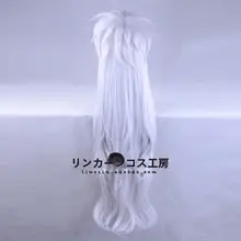 刀剣乱舞風 コスプレ用シルバーホワイトウィッグ【ロングヘア・小狐丸デザイン】