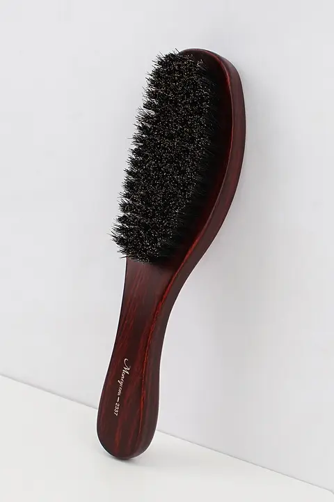 猪毛製 スカルプマッサージブラシ【携帯便利・家用・木製・ヘアサロン用】