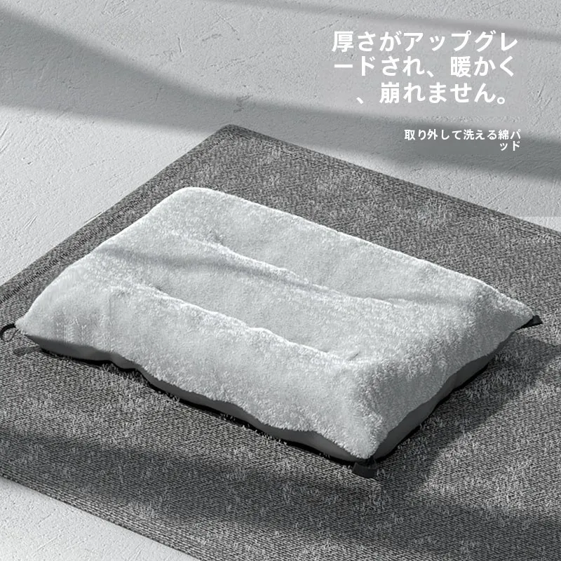 POPO ペット用冬用寝具：厚手・撥水・取り外し可能な高耐久設計