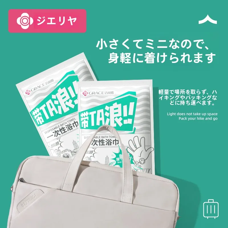 携帯用バスタオルの旅行シーンで実用性を検証：grace圧縮バスタオルの使い方と選定基準