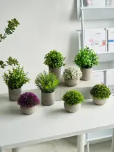 フェイクフラワー 鉢植え インテリア 装飾 プラスチック