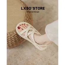 極上の柔らかさ！フラットローマンサンダル【デザイン・夏用・ビーチ用】