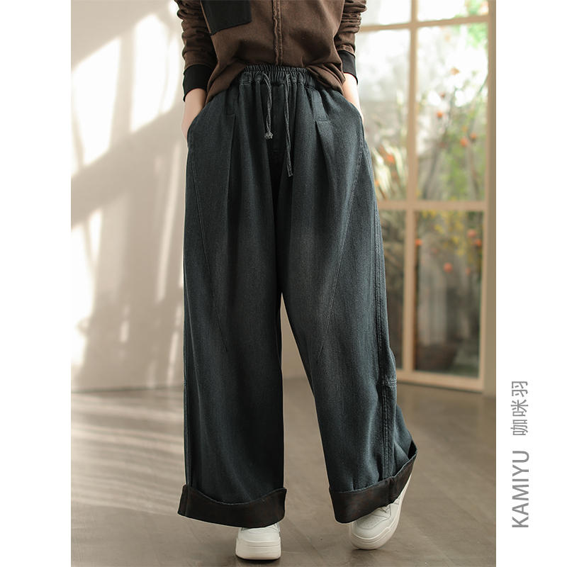 WHO WANT IT. helix ワイドレッグデニム IO着用 IO