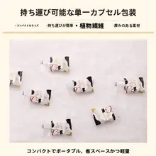 大判厚手圧縮タオル【個別包装・使い捨て・旅行用洗顔タオル】