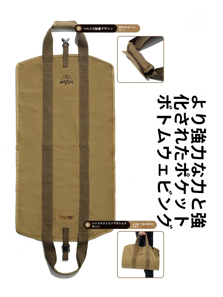 キャンプ焚き火用薪袋 ポータブル多用途バッグの実用性と選定ガイド