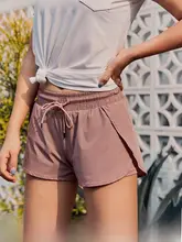 AlphaGym 夏用速乾性ダブルレイヤーショートパンツ【防透け・ゆったり設計・ランニング・フィットネス用】