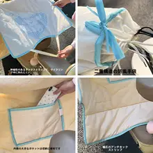 可愛いデザインの電動バイク防風カバー【厚手・保温・通勤・防寒】