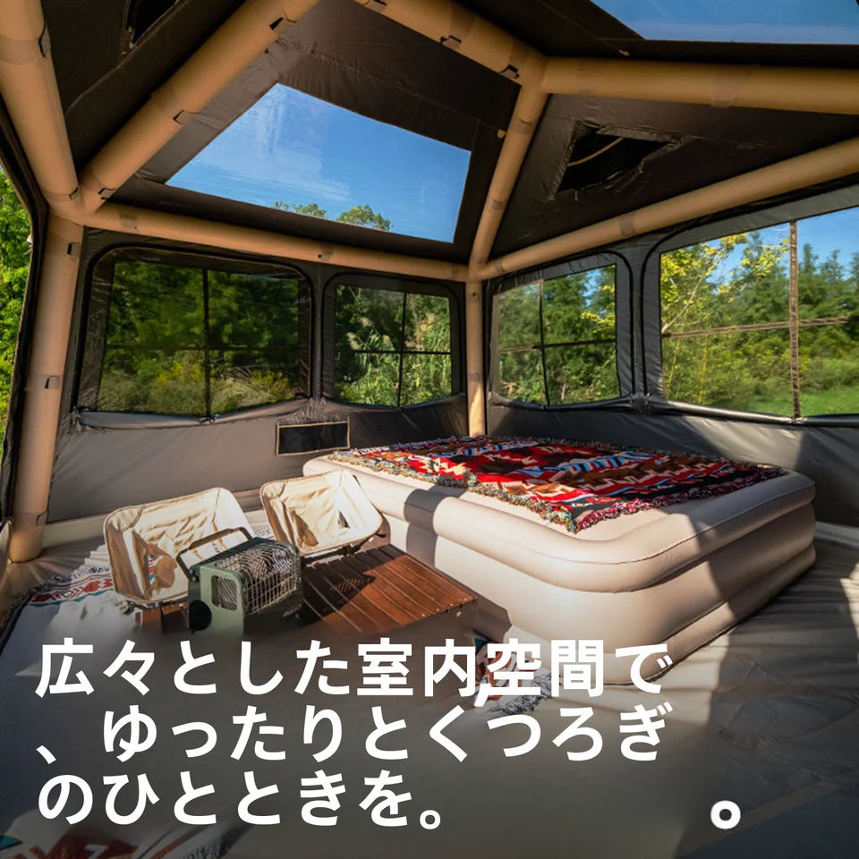 TAN XIAN ZHE 車尾用エアテント【アウトドア・キャンプ・防雨タイプ・設営不要】