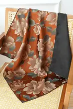 中国風の贈り物に最適！絹製の宋錦中方巾【精緻なデザイン・高貴な風合い】（セットアップ対応）